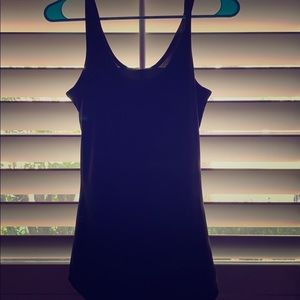Black tank top